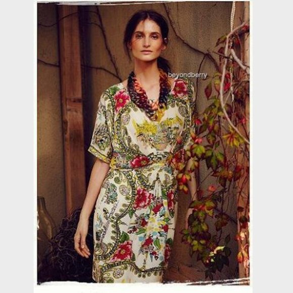 NWT Collette Dinnigan Scenic Silk Dress - Picture 2 of 11